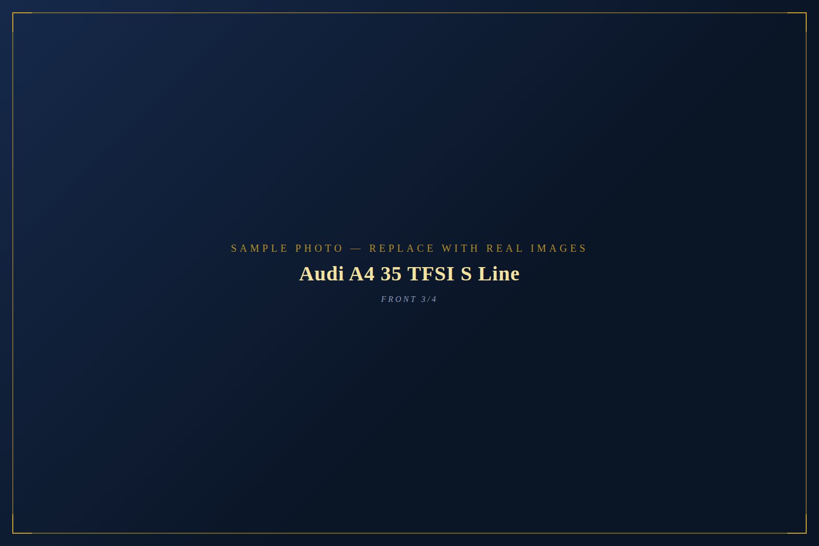 Audi A4 35 TFSI S Line